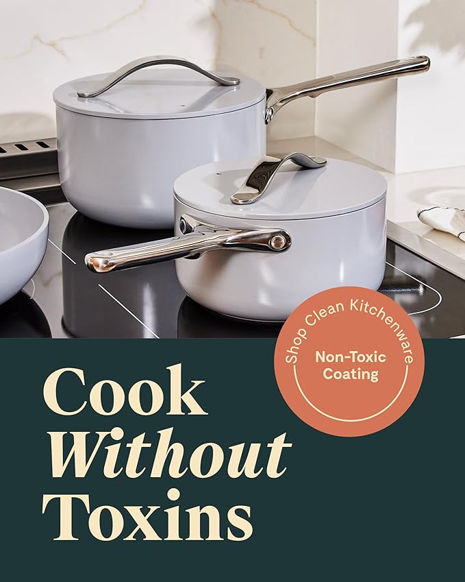 Caraway Nonstick Ceramic Sauce Pans - Image 2