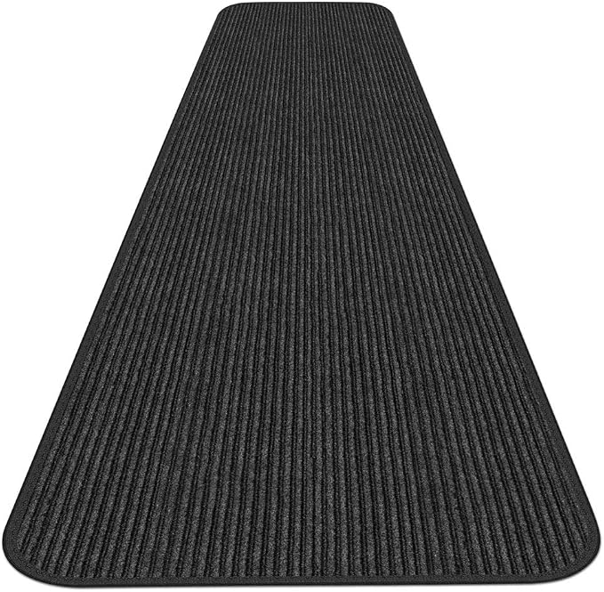 House, Home and More Indoor Outdoor Double-Ribbed Carpet Runner by HouseHomeandMore
