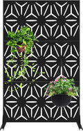72" H×48" W Metal Privacy Screen, Outdoor Indoor Privacy Screens by Meyoppm