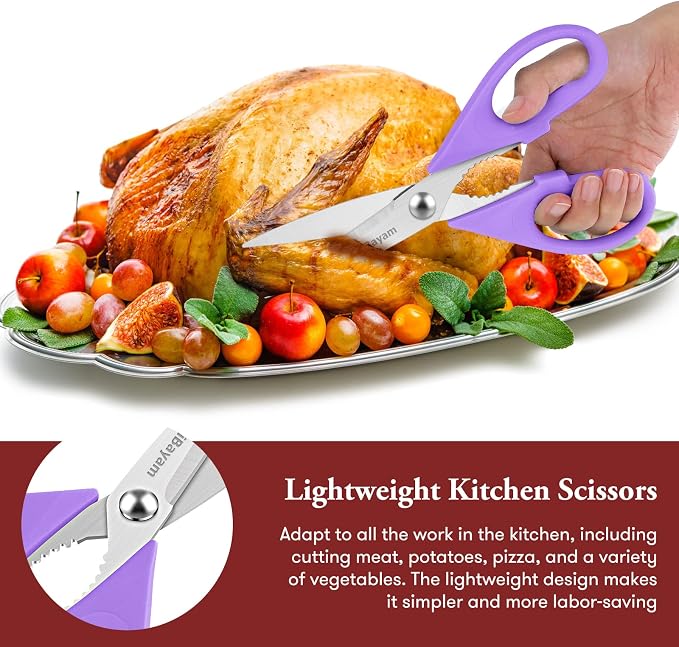 Purple Kitchen Accessories, Pastel Purple Kitchen Utensils, iBayam Heavy Duty - Image 5