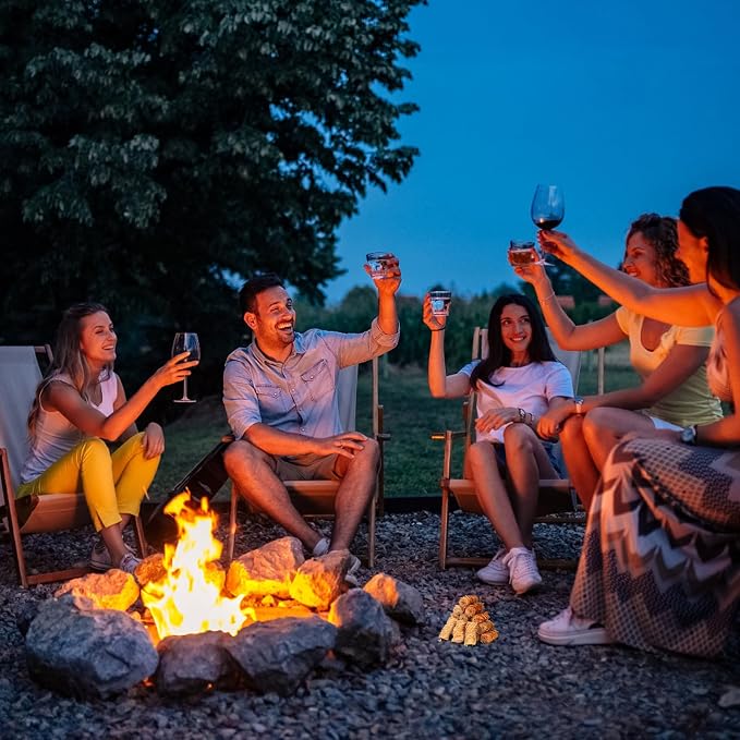 100 Counts Fire Starter, for Campfires, Fire Pit, Pizza Oven, Pellet Stove & - Image 7