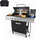 Endark Upgraded 58, 500 BTU 5-Burner Stainless Steel Propane Gas Grill – by ENDARK