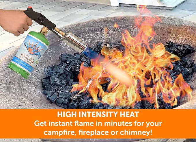 Flame King Grill Gun Propane Torch, Culinary Kitchen Torch - Image 6