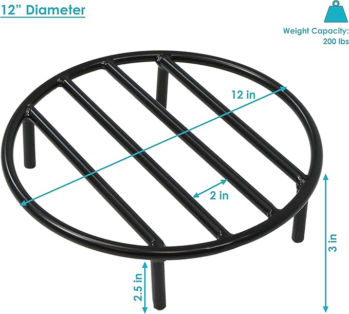 Sunnydaze Round Fire Pit Grate - Image 4