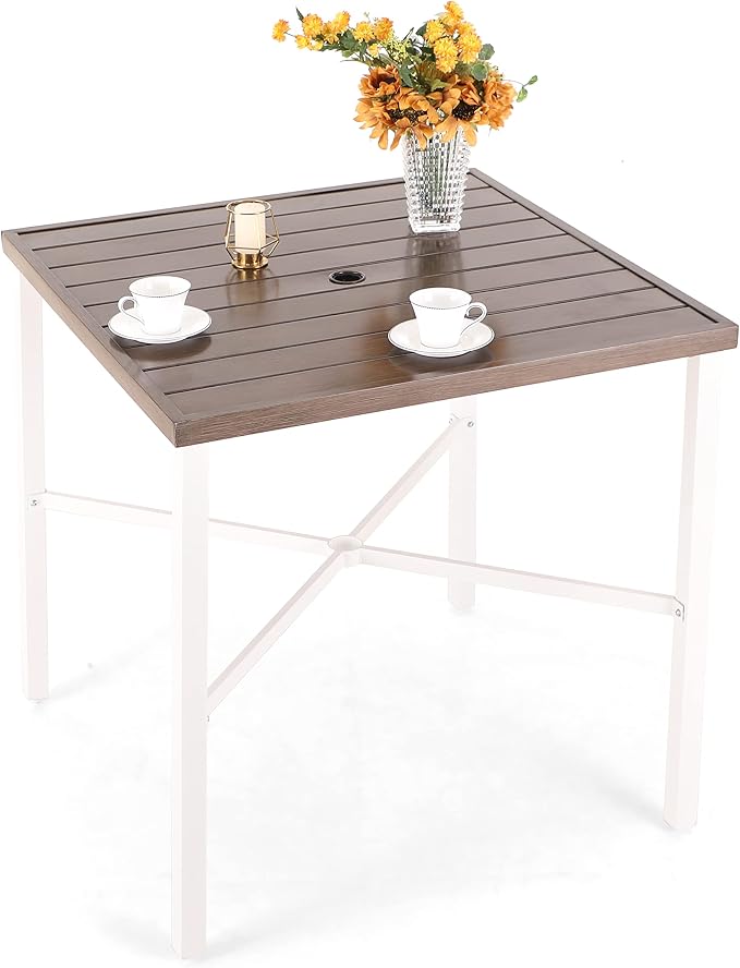 PHI VILLA Outdoor Bar Table, High Patio Table by PHIVILLAThepioneerofcomfortablehouseholdsupplies