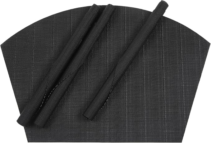 SHACOS Wedge Placemats Set of 8 Woven Vinyl Placemats - Image 7