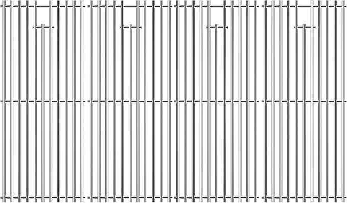 19 3/4" Stainless Steel Cooking Grates Replacement by LOCVCDA