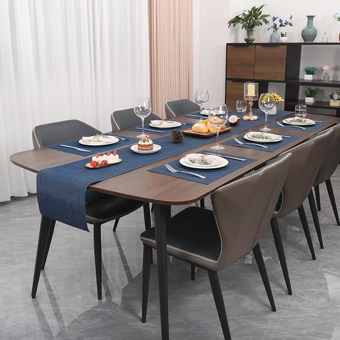 Myir JUN Table Runner, Vinyl Table Runner Indoor Arbitrarily Cropped Runner - Image 4