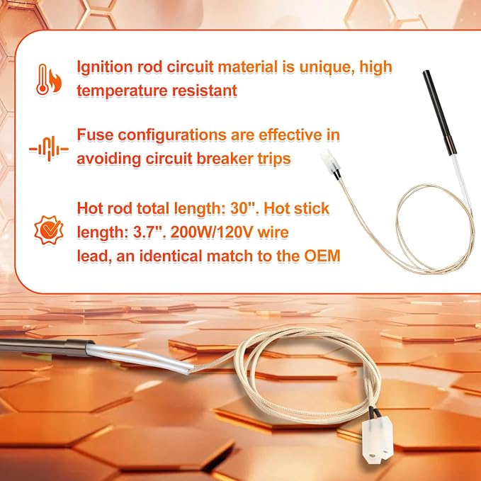GRISUN Fire Pot Burn Pot and Hot Rod Ignitor Kit - Image 3
