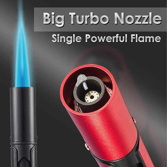 5 Pack Butane Torch Lighter, Urgrette 6-inch Refillable Pen Lighter Pencil - Image 4