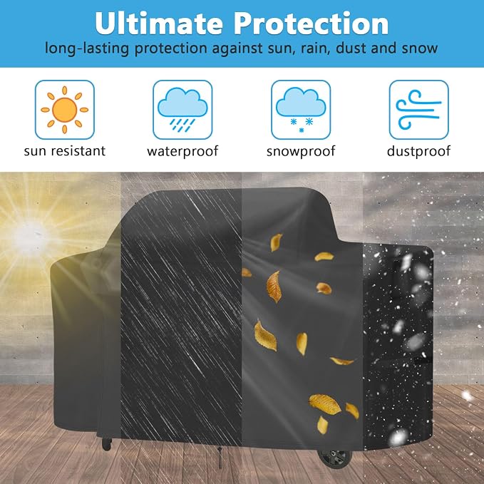 Smoker Cover for Traeger Woodridge Pro/Elite, Waterproof Grill Accessories for - Image 7