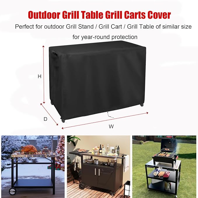 Grill Cart Cover, Outdoor Grill Stand Cover - Image 2