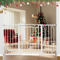 Extra Wide Baby Gate for Doorways No Drill 29.53"-53.1", Walk Through Dog Gates by Mornyray