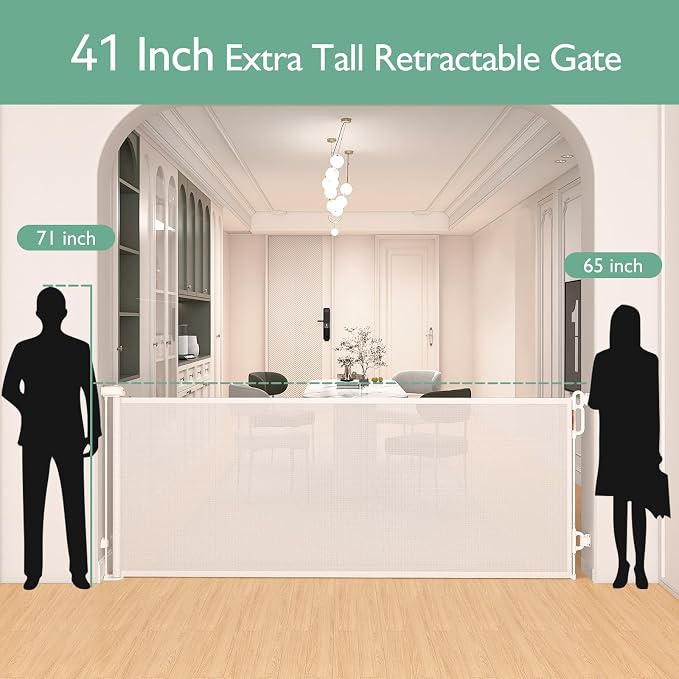 Momcozy Baby Gate 41'' Tall 118'' Wide 【 Extra Wide 】 - Image 2