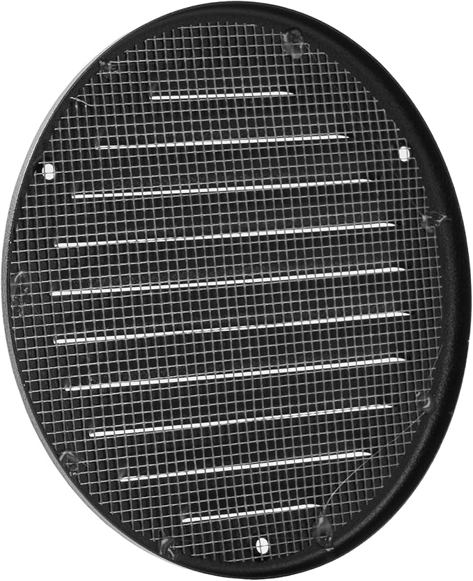 Vent Systems 5 Inch Black Metal Soffit Vent Cover - Image 6