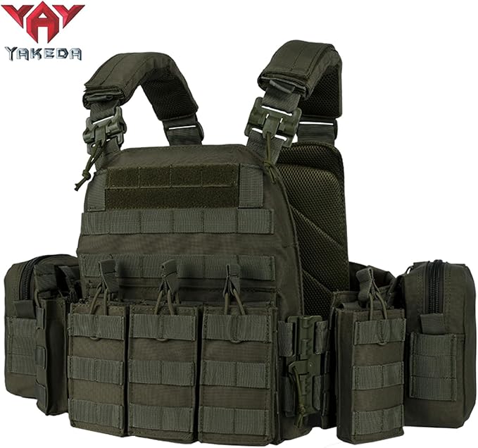 vAv YAKEDA Tactical Outdoor Vest Quick Release Adjustable Hunting Vest - Image 2