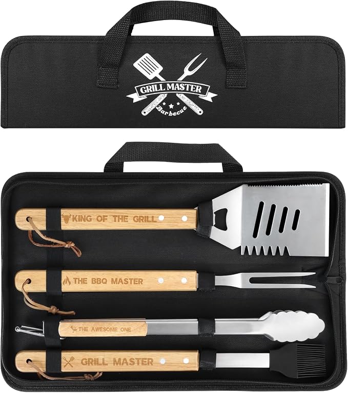 Coralogo 4PCS Grilling Accessories BBQ Tools by Coralogo