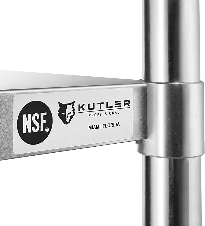 KUTLER Stainless Steel Table 30 x 60 Inches, NSF Heavy Duty Commercial Kitchen - Image 6
