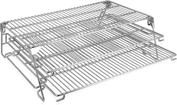 21" 3-Tier Foldable Sliding Jerky Racks - Image 8