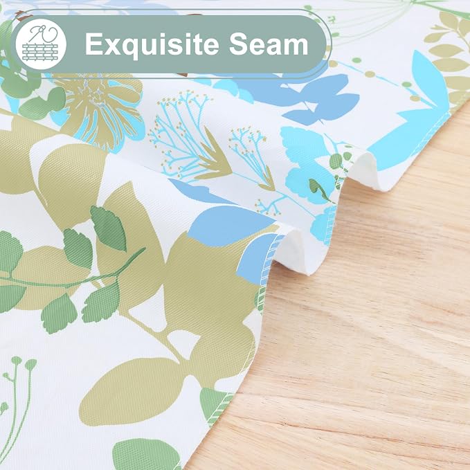 misaya Rectangle Waterproof Vinyl Table Cloth, Wipeable Tablecloth - Image 7