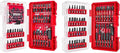 107Pieces Impact Screwdriver Bits Set, Magnetic S2 Steel by GEINXURN