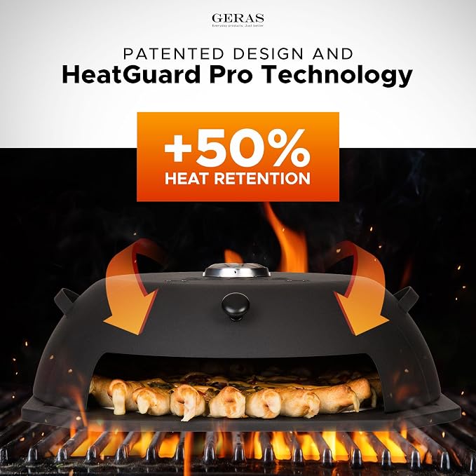 HeatGuard Pro Geras Pizza Oven for Grill - Image 3