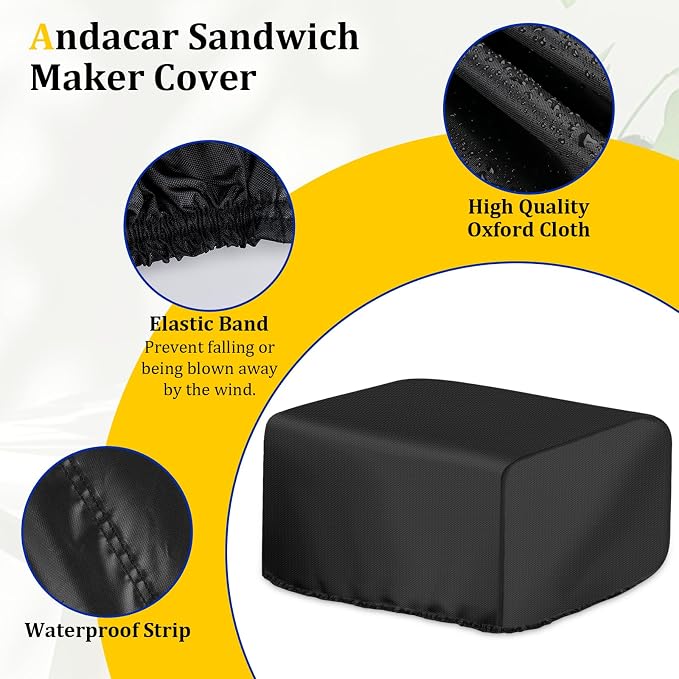 Panini Press Cover for Cuisinart Panini Press GR-4NP1, Waterproof Sandwich - Image 3