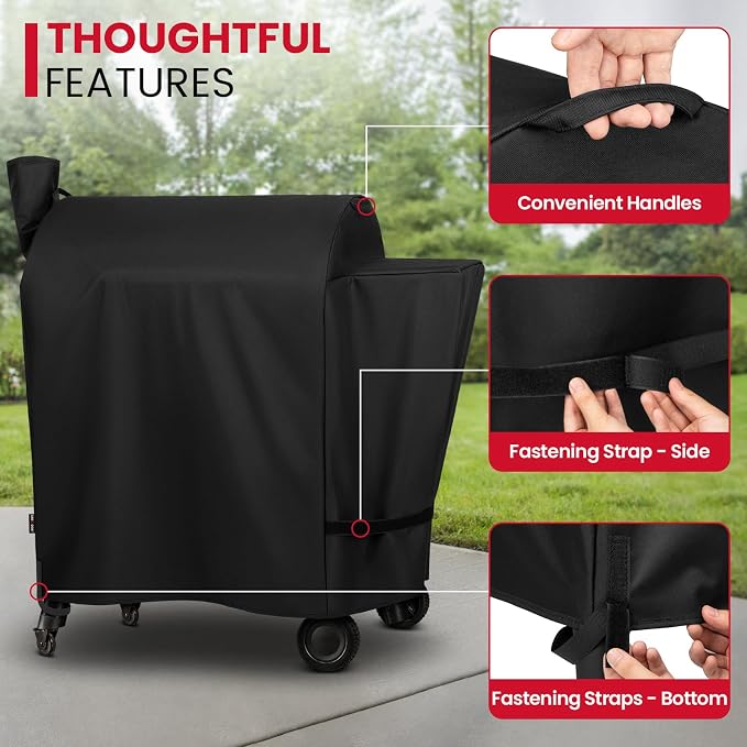 Unicook Pellet Smoker Cover for Traeger Pro 780 Series, Heavy Duty Waterproof - Image 5