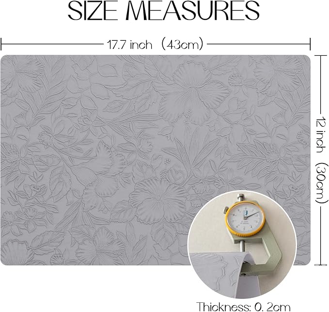 Romanstile Vinyl Placemats Set of 4-12 X 18 Inch - Image 7