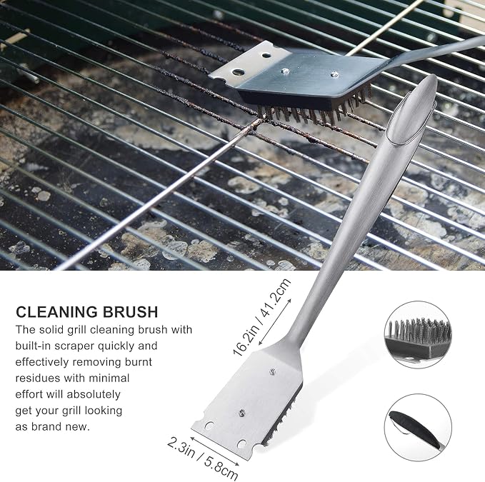 grilljoy 8PCS BBQ Grill Tools Set - Image 6