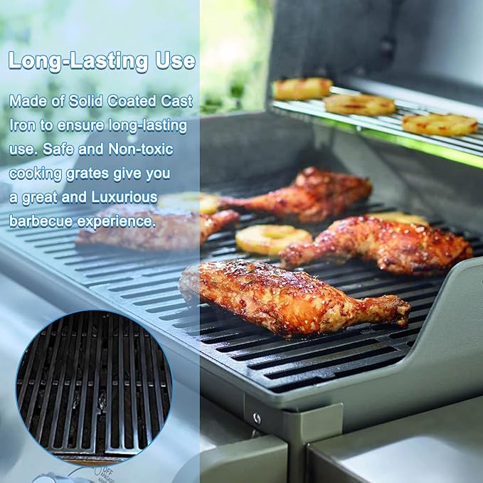 Adviace 19.5 Inch Cast Iron Grill Grates - Image 6