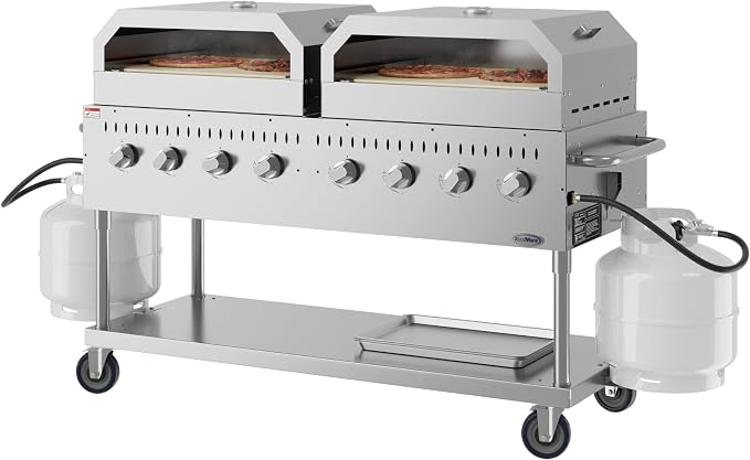 60 in. 8-Burner Commercial Outdoor Propane Gas Grill - Image 2