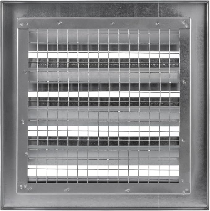 Vent Systems 10" x 10" Inch Galvanized Steel Industrial Air Return Grille - Image 6