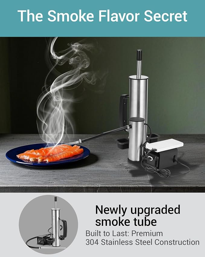 Cold Smoke Generator for BBQ Grills, Hot/Cold Smoker for Cheese, Meat & Fish - Image 6
