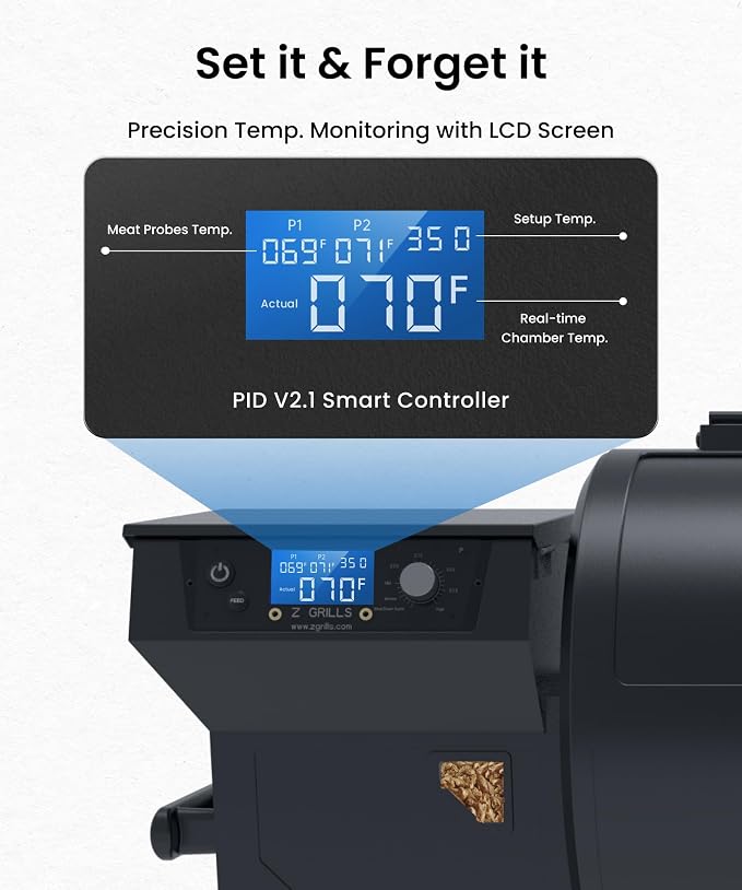 Z GRILLS ZPG-550B2 Wood Pellet Grill & Smoker - Image 3
