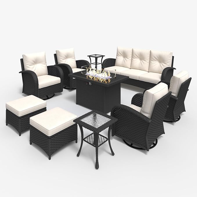 LayinSun 10 Pieces Outdoor Patio Furniture Set - Image 2