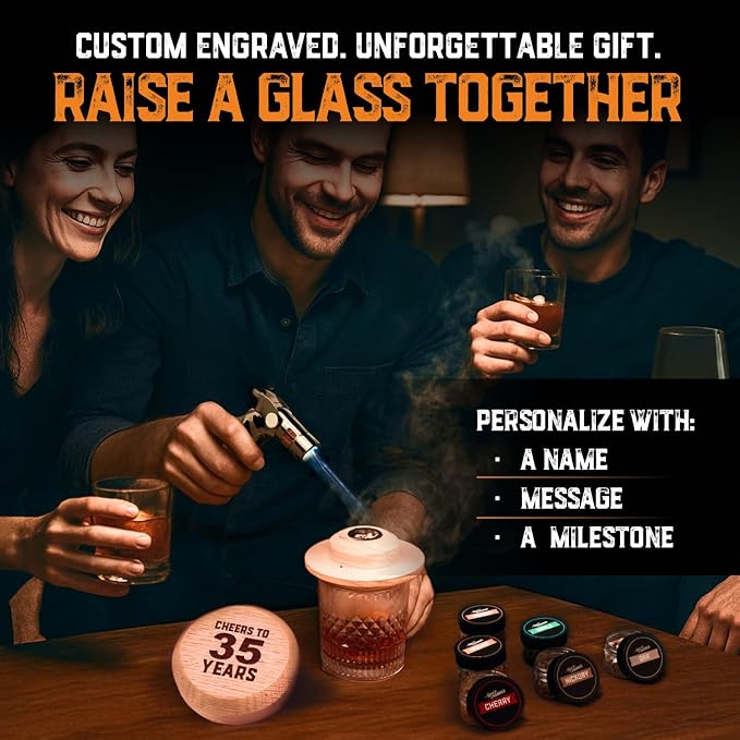 Custom Whiskey Cocktail Smoker Kit - Image 3