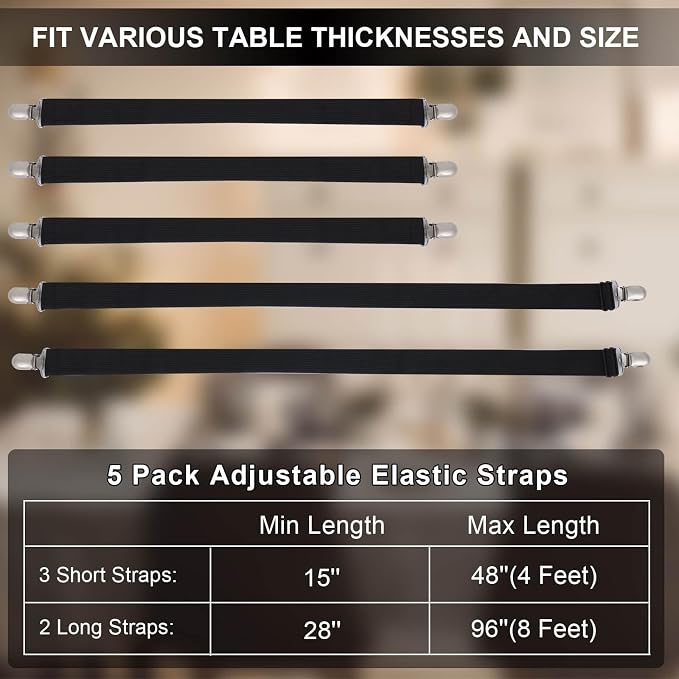 Hidden Strap Tablecloth Clips - Image 4