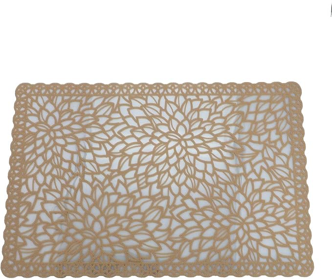 Gugrida Plastic Light Brown Placemats - Image 3