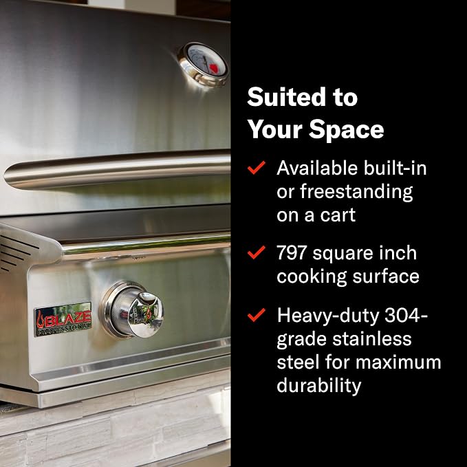 Blaze Outdoor Grill | 44-inch Stainless Steel Natural Gas BBQ | Built-In 4 - Image 6