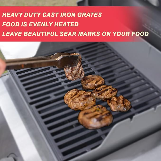 7637 17 Inch Grill Grates for Weber Spirit and GS4 Spirit II 200 Series Grills - Image 6