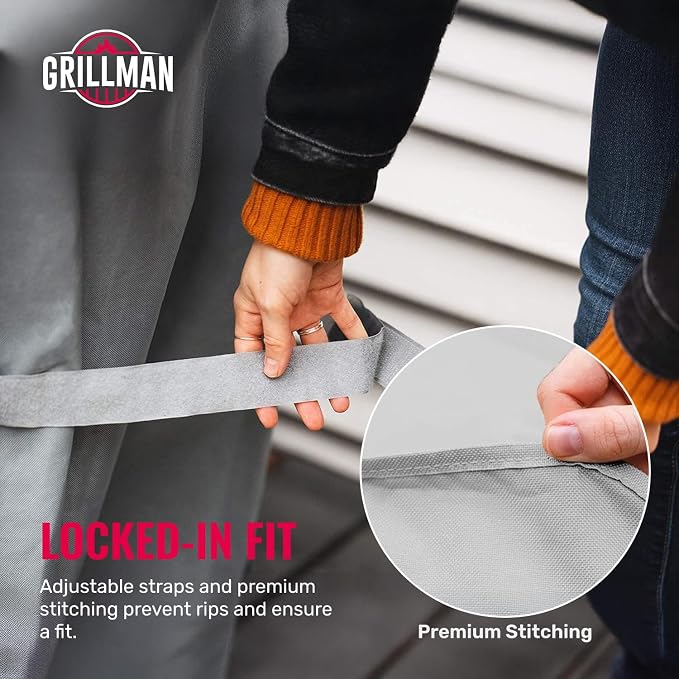 Grillman Grill Cover, BBQ Outdoor Grill Covers, Gas Grills, Waterproof - Image 7