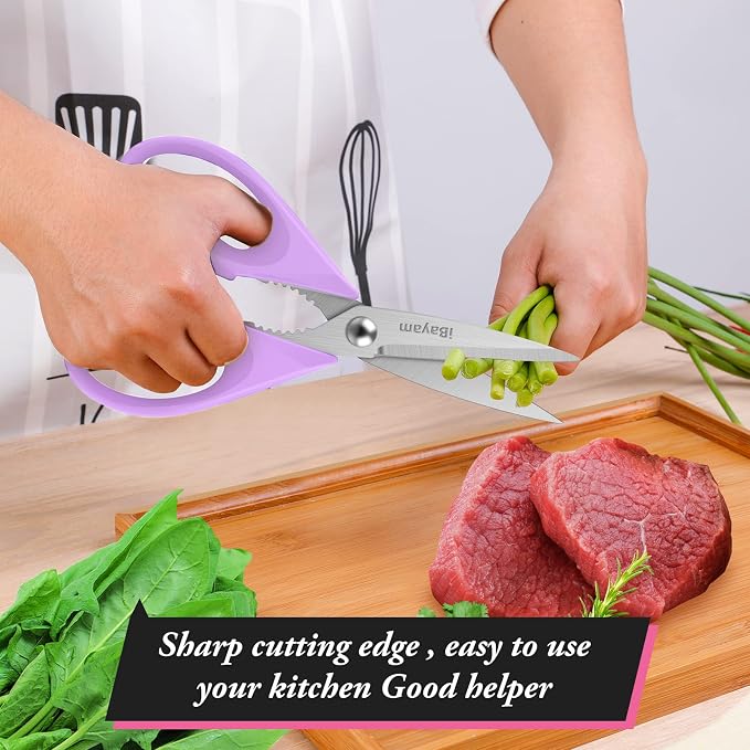 Purple Kitchen Accessories, Pastel Purple Kitchen Utensils, iBayam Heavy Duty - Image 6