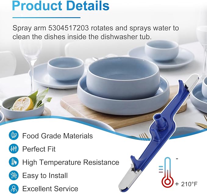 2025 NEW 5304517203 Dishwasher Lower Spray Arm - Image 3