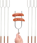Coghlan's Camp Forks 6-Pack – 40" Solid Stainless Steel Marshmallow Sticks by Coghlans