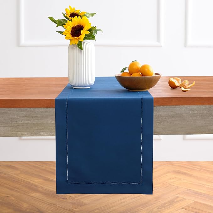 Solino Home Cotton Linen Table Runner 60 Inches by SolinoHome