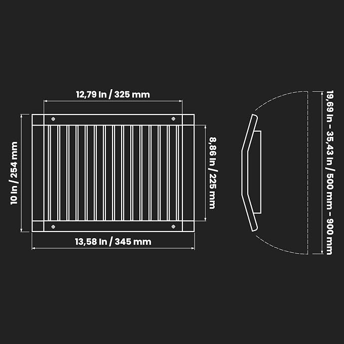 Repa Market 13" x 9" Inch Air Exhaust Grille - Image 2
