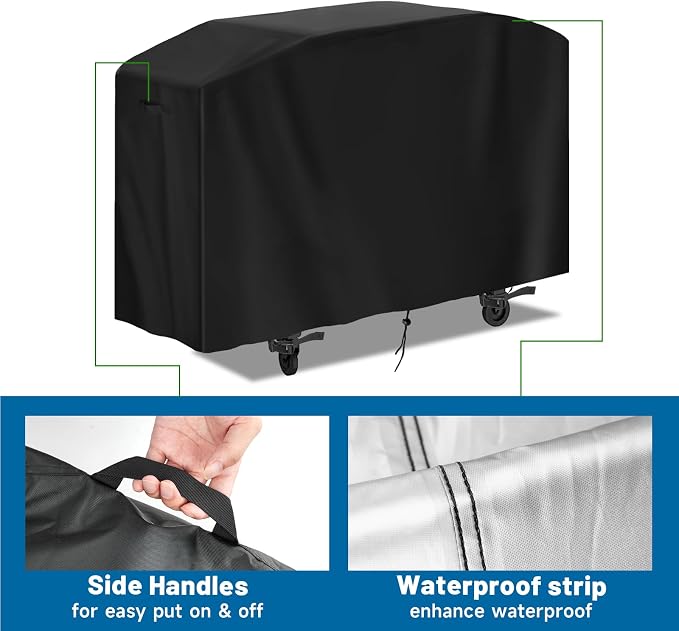 72 inch Flat Top Grill Cover for Members Mark 4 Burner Griddle, Waterproof - Image 5