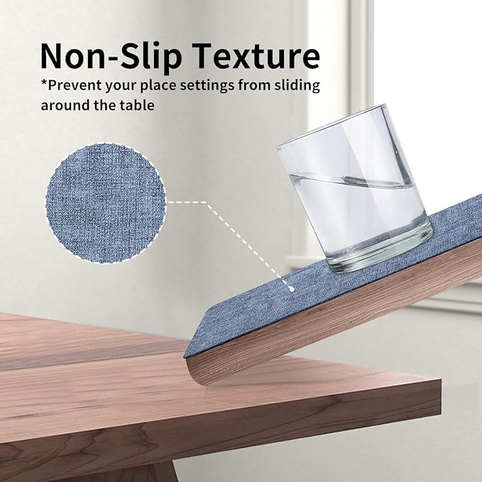 Maxpearl Faux Leather Placemats Set of 4, Waterproof - Image 5