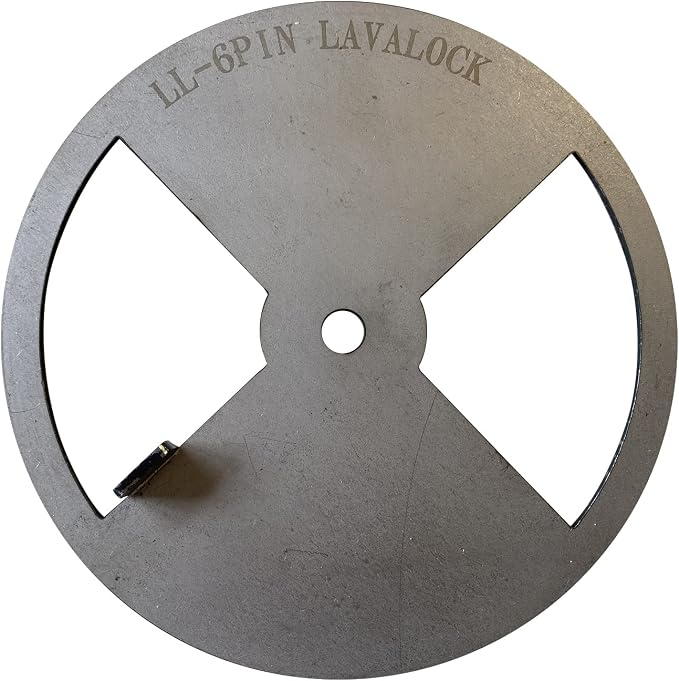 LavaLock® Smoker Pinwheel bbq air damper pit grill vent, STEEL 4 6 8 12 by LavaLock%C2%AE